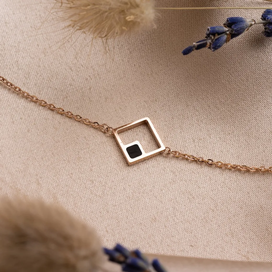 Holzkern Geometric Armband|DAMES Armbanden|Sieraden