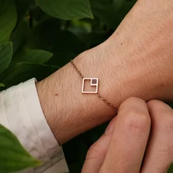 Holzkern Geometric Armband|DAMES Armbanden|Sieraden