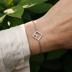 Holzkern Geometric Armband|DAMES Armbanden|Sieraden