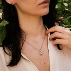 Holzkern Geometric Ketting|DAMES Kettingen|Sieraden
