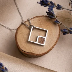Holzkern Geometric Ketting|DAMES Kettingen|Sieraden
