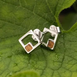 Holzkern Geometric Oorbellen|DAMES Oorbellen|Sieraden
