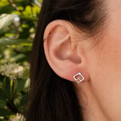 Holzkern Geometric Oorbellen|DAMES Oorbellen|Sieraden