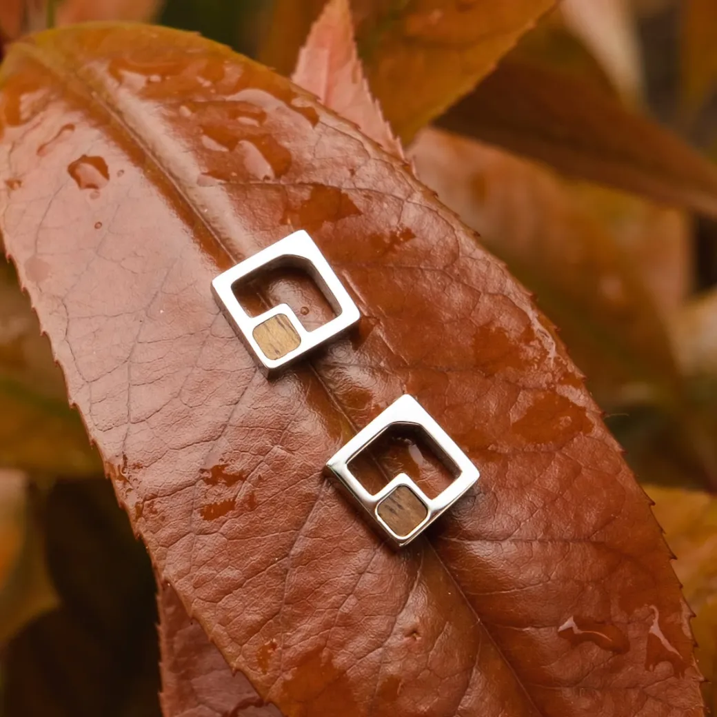 Holzkern Geometric Oorbellen|DAMES Oorbellen|Sieraden
