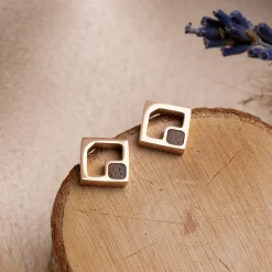 Holzkern Geometric Oorbellen|DAMES Oorbellen|Sieraden