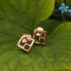Holzkern Geometric Oorbellen|DAMES Oorbellen|Sieraden