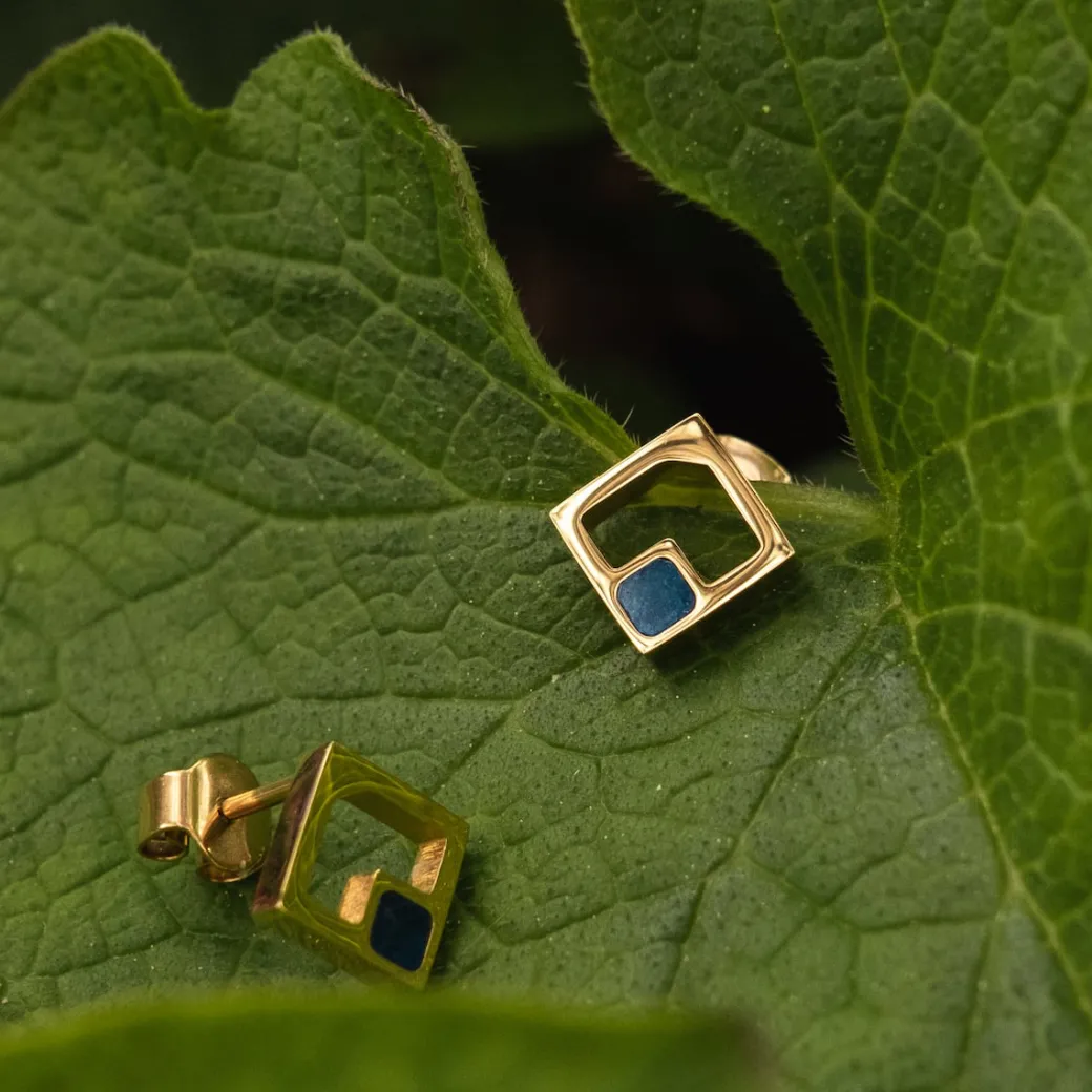 Holzkern Geometric Oorbellen|DAMES Oorbellen|Sieraden