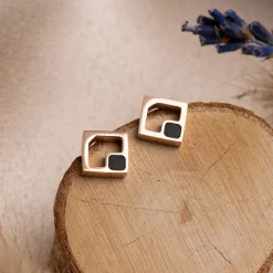 Holzkern Geometric Oorbellen|DAMES Oorbellen|Sieraden