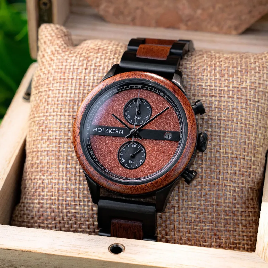 Holzkern GoldenGate|DAMES Horloges