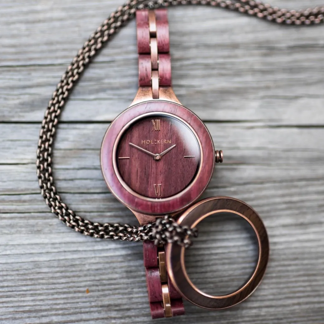 Holzkern Illusion|DAMES Horloges