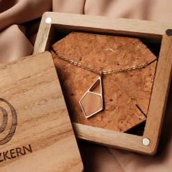 Holzkern Mandala Ketting|DAMES Kettingen|Sieraden