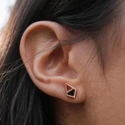 Holzkern Mandala Oorbellen|DAMES Oorbellen|Sieraden