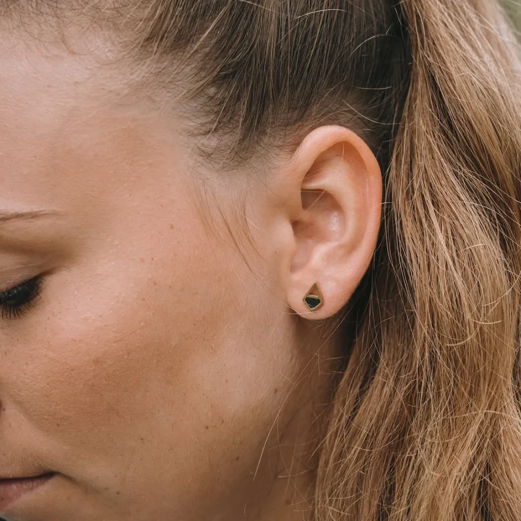 Holzkern Mandala Oorbellen|DAMES Oorbellen|Sieraden