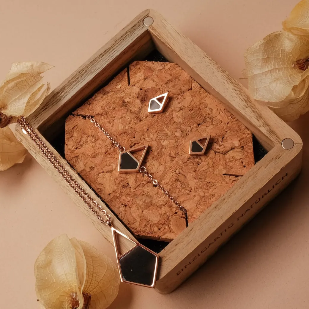 Holzkern Mandala Oorbellen|DAMES Oorbellen|Sieraden