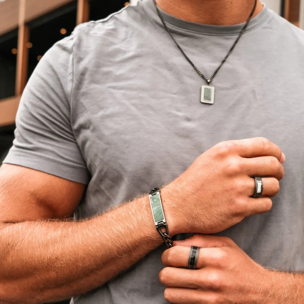 Holzkern Modulus Armband|Heren Armbanden|Sieraden