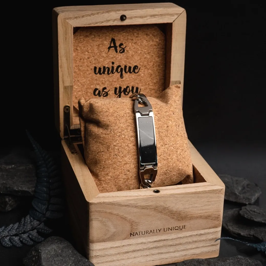 Holzkern Modulus Armband|Heren Armbanden|Sieraden