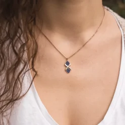 Holzkern Mosaic Ketting|DAMES Kettingen|Sieraden