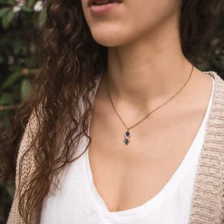 Holzkern Mosaic Ketting|DAMES Kettingen|Sieraden