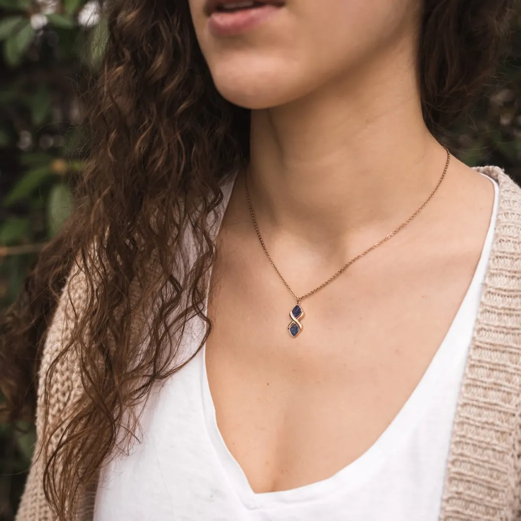 Holzkern Mosaic Ketting|DAMES Kettingen|Sieraden