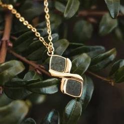 Holzkern Mosaic Ketting|DAMES Kettingen|Sieraden