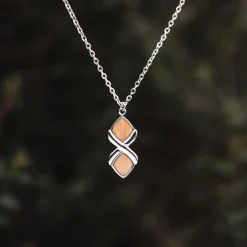Holzkern Mosaic Ketting|DAMES Kettingen|Sieraden