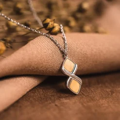 Holzkern Mosaic Ketting|DAMES Kettingen|Sieraden