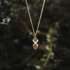 Holzkern Mosaic Ketting|DAMES Kettingen|Sieraden
