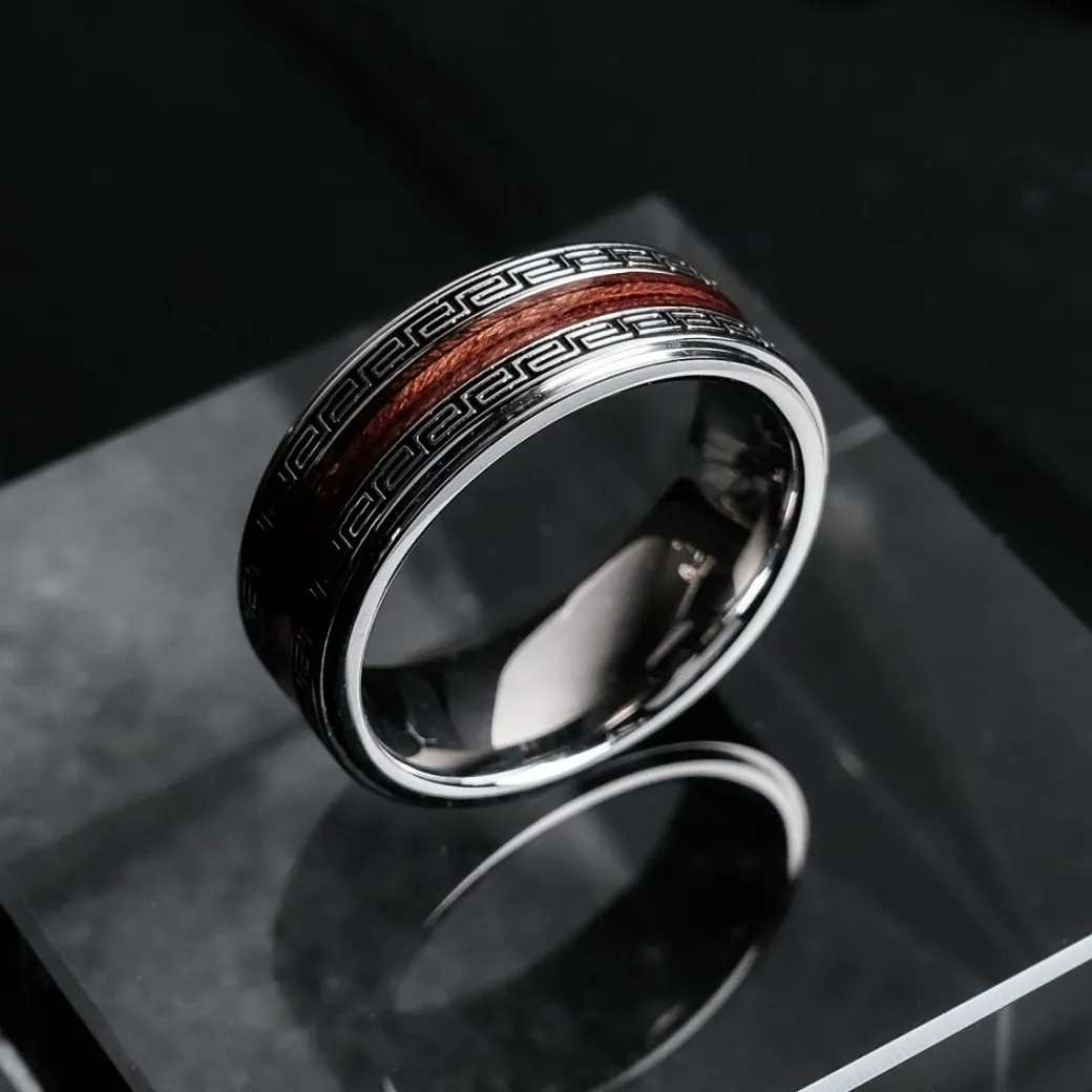 Holzkern Numerary Ring|Heren Ringen|Sieraden