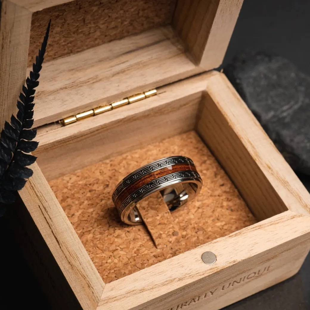 Holzkern Numerary Ring|Heren Ringen|Sieraden