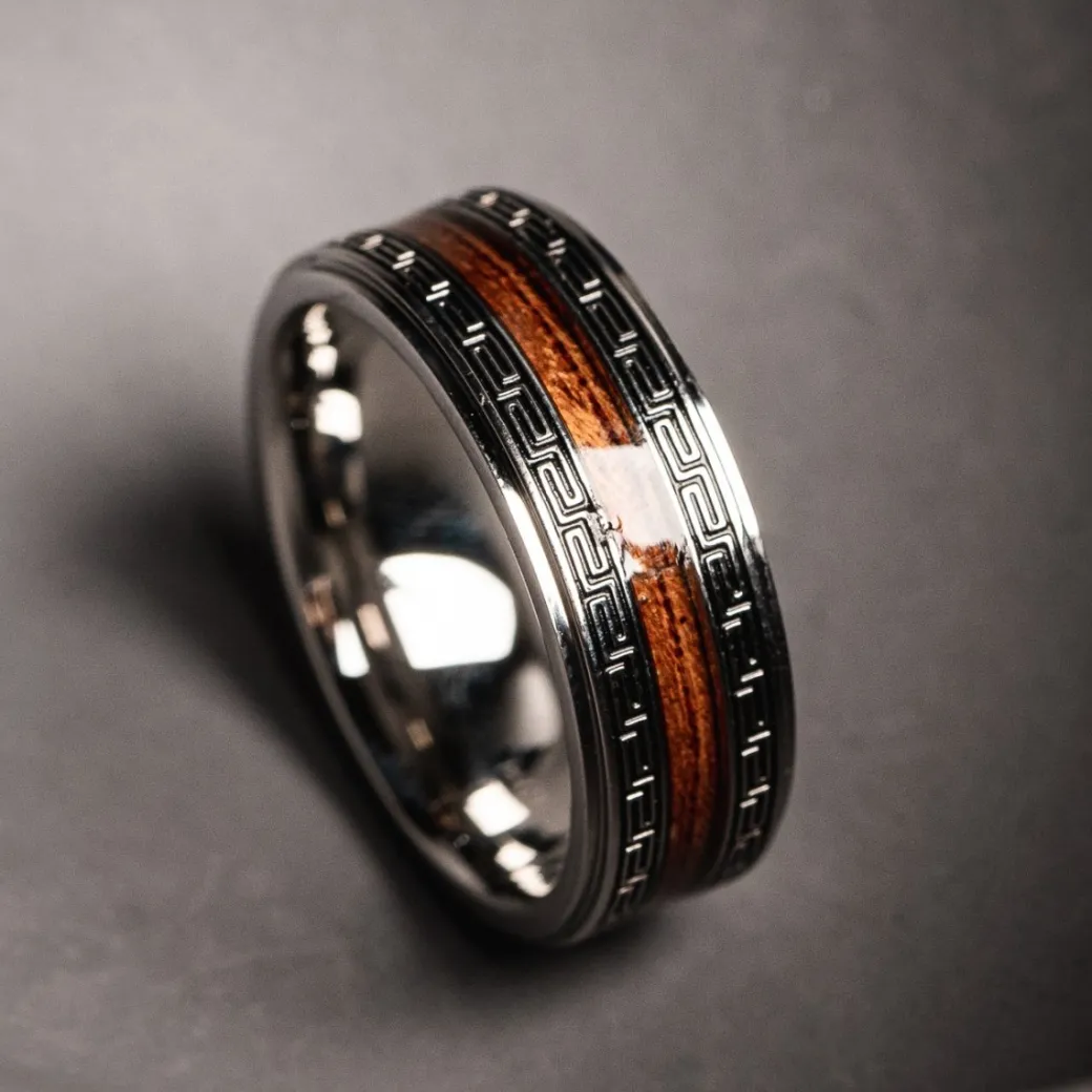 Holzkern Numerary Ring|Heren Ringen|Sieraden