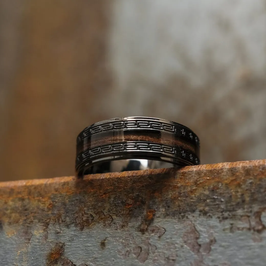 Holzkern Numerary Ring|Heren Ringen|Sieraden