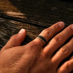 Holzkern Numerary Ring|Heren Ringen|Sieraden
