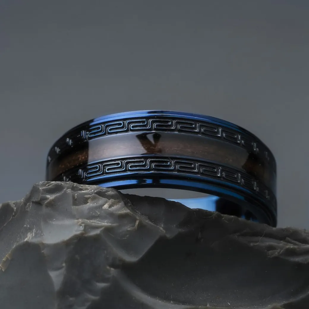 Holzkern Numerary Ring|Heren Ringen|Sieraden