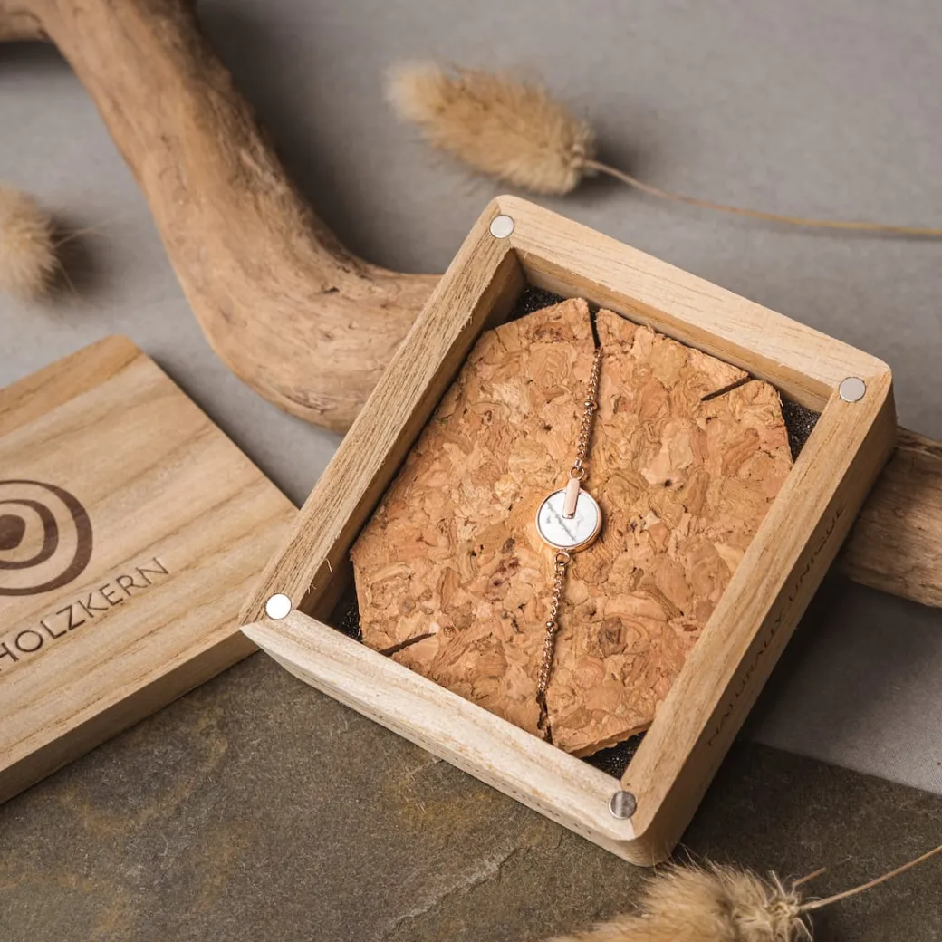 Holzkern Opacity Armband|DAMES Armbanden|Sieraden
