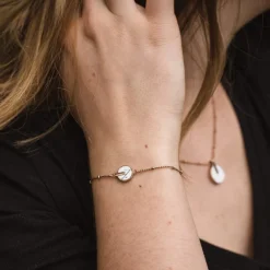 Holzkern Opacity Armband|DAMES Armbanden|Sieraden