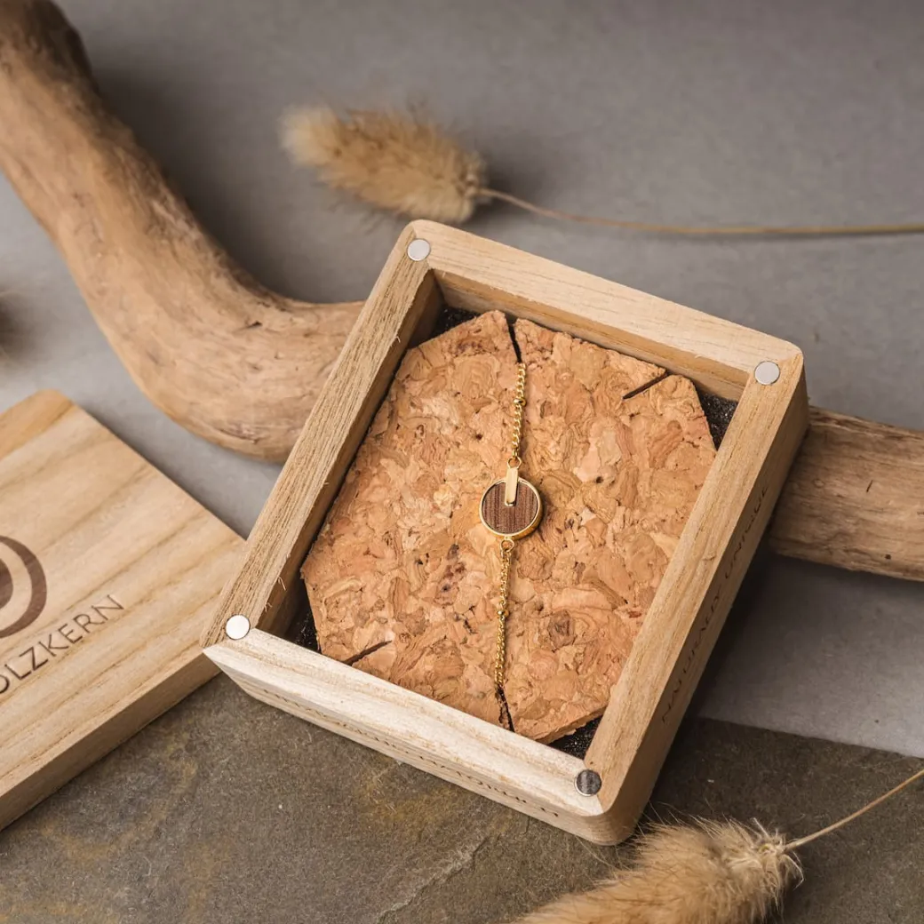 Holzkern Opacity Armband|DAMES Armbanden|Sieraden