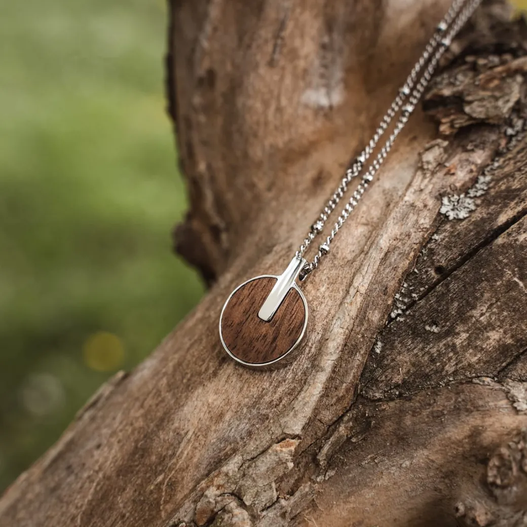 Holzkern Opacity Ketting|DAMES Sieraden|Kettingen