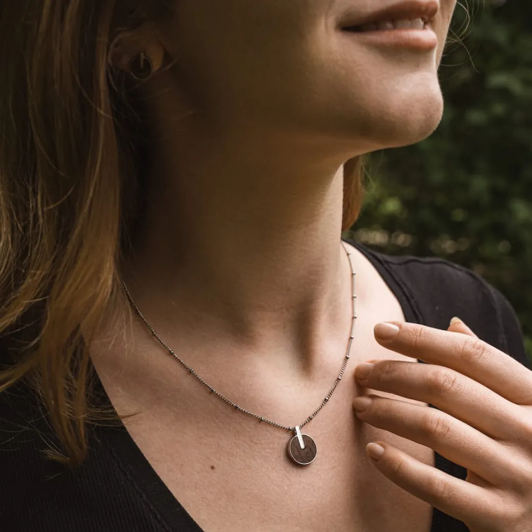 Holzkern Opacity Ketting|DAMES Sieraden|Kettingen