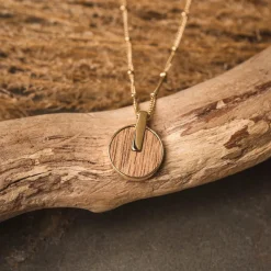 Holzkern Opacity Ketting|DAMES Kettingen|Sieraden