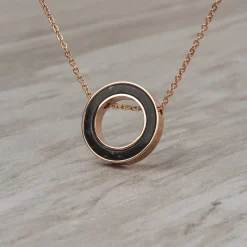 Holzkern Ornament Ketting|DAMES Kettingen|Sieraden