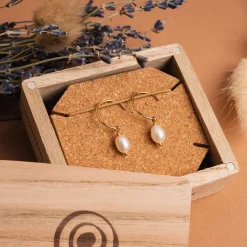 Holzkern Panoramic Oorbellen|DAMES Oorbellen|Sieraden