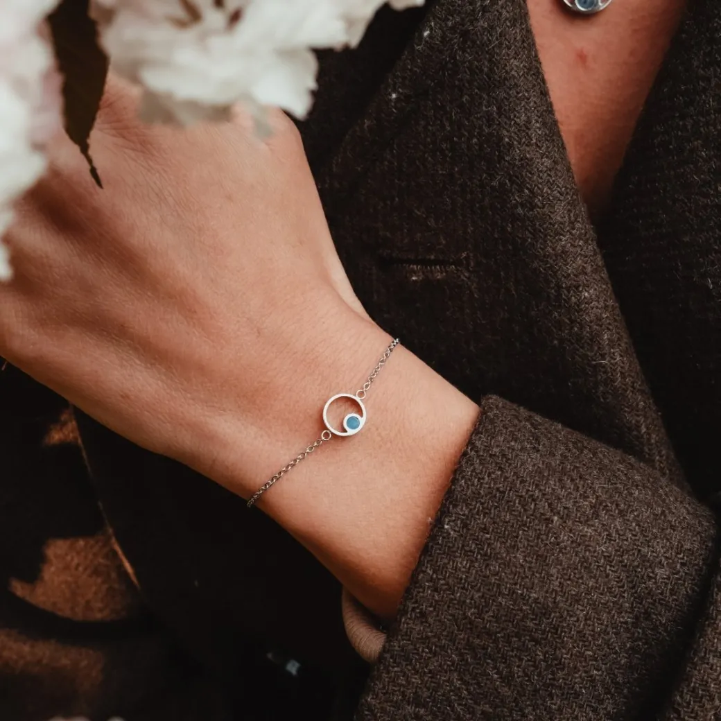 Holzkern Pigment Armband|DAMES Armbanden|Sieraden