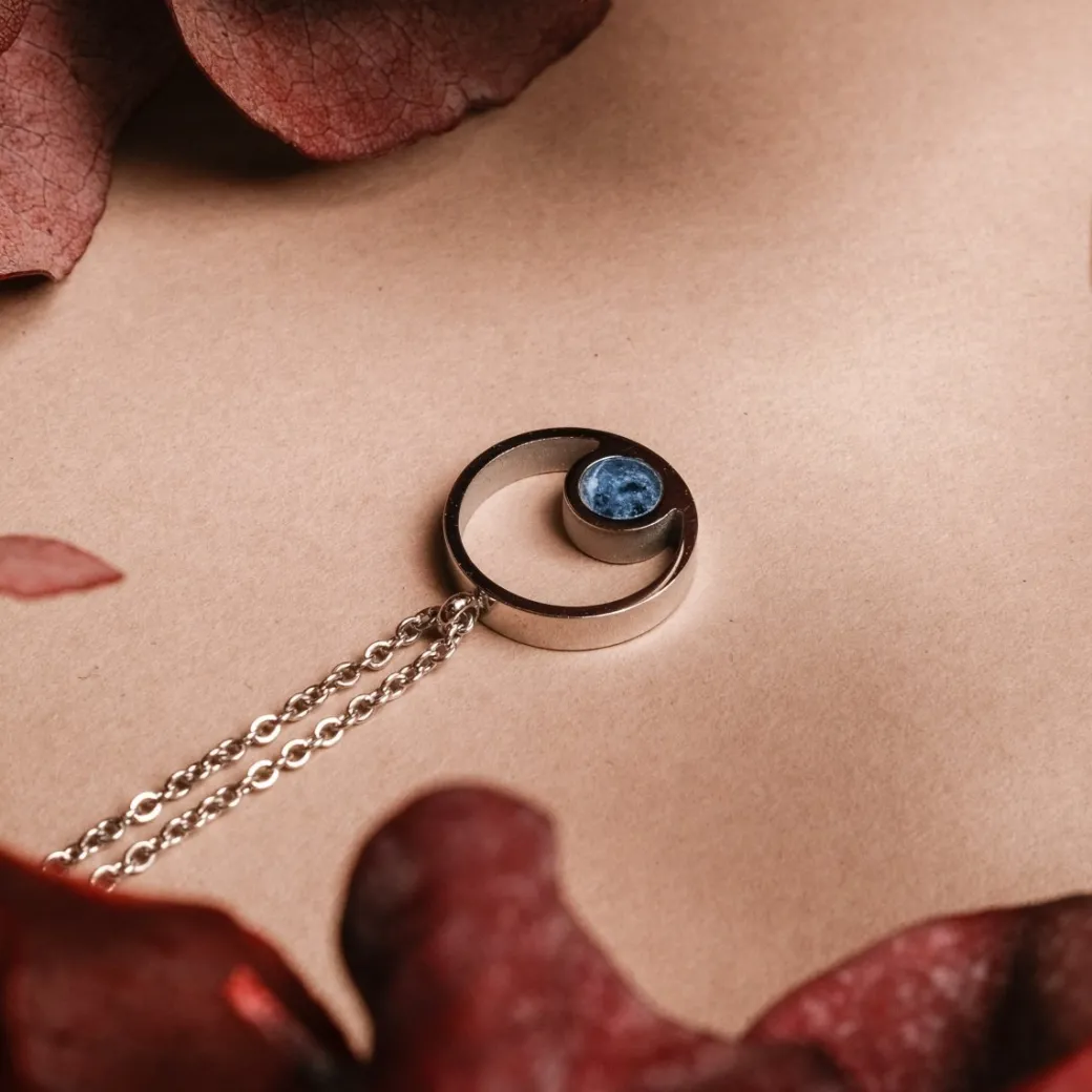 Holzkern Pigment Ketting|DAMES Kettingen|Sieraden