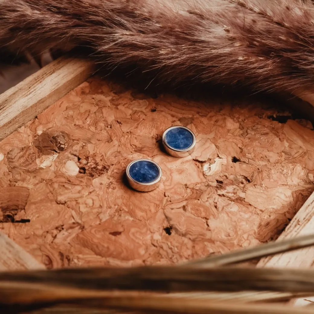 Holzkern Pigment Oorbellen|DAMES Oorbellen|Sieraden