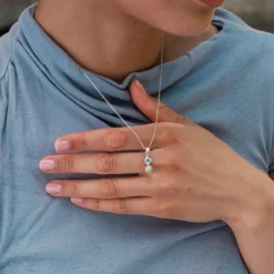 Holzkern Silverstream Ketting|DAMES Kettingen|Sieraden