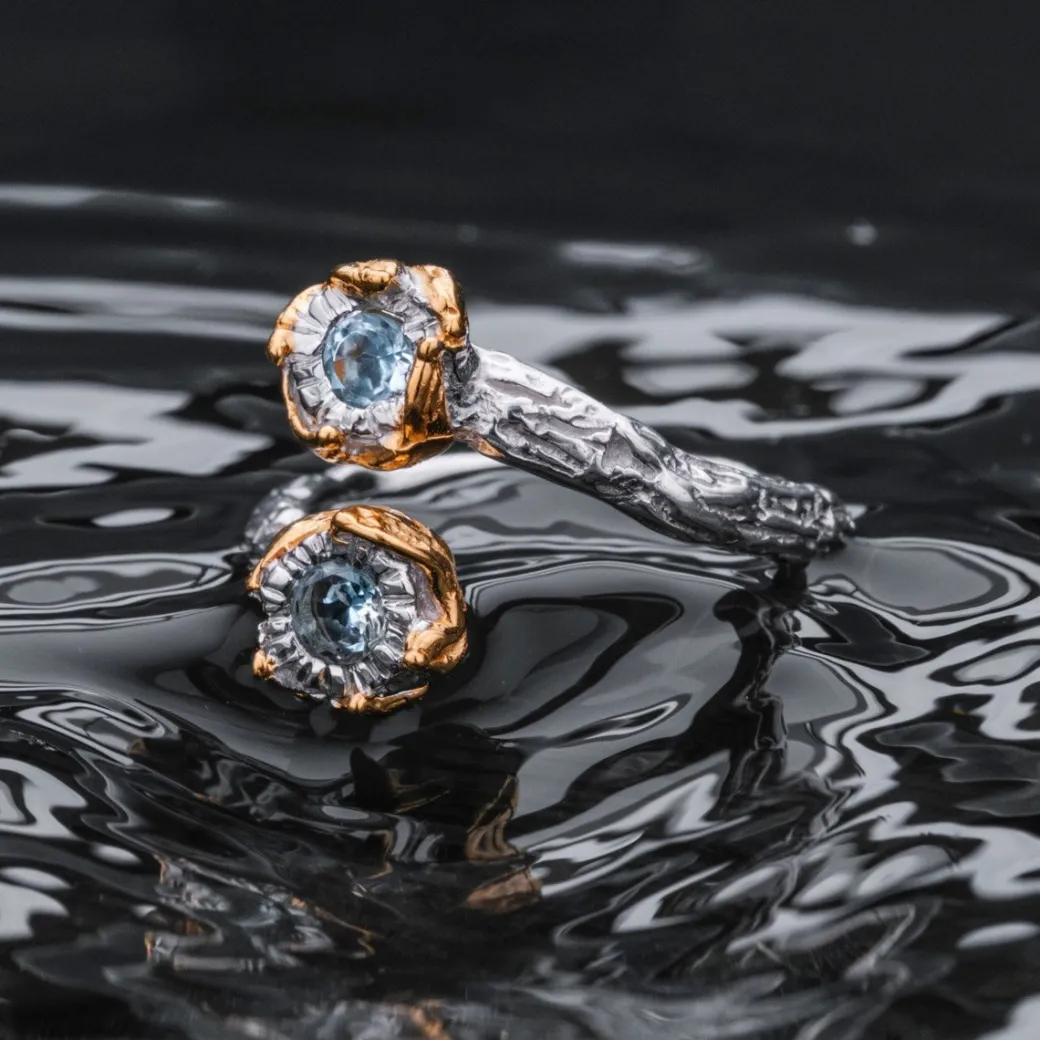 Holzkern Silverstream Ring|DAMES Ringen|Sieraden