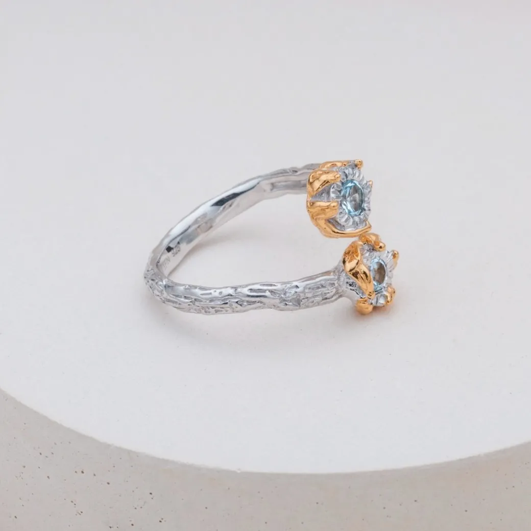 Holzkern Silverstream Ring|DAMES Ringen|Sieraden