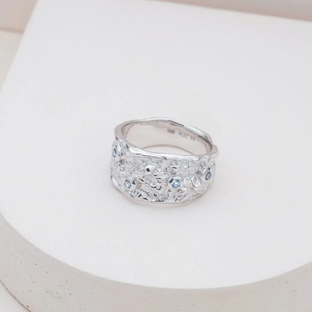 Holzkern Silverstream Ring|DAMES Ringen|Sieraden