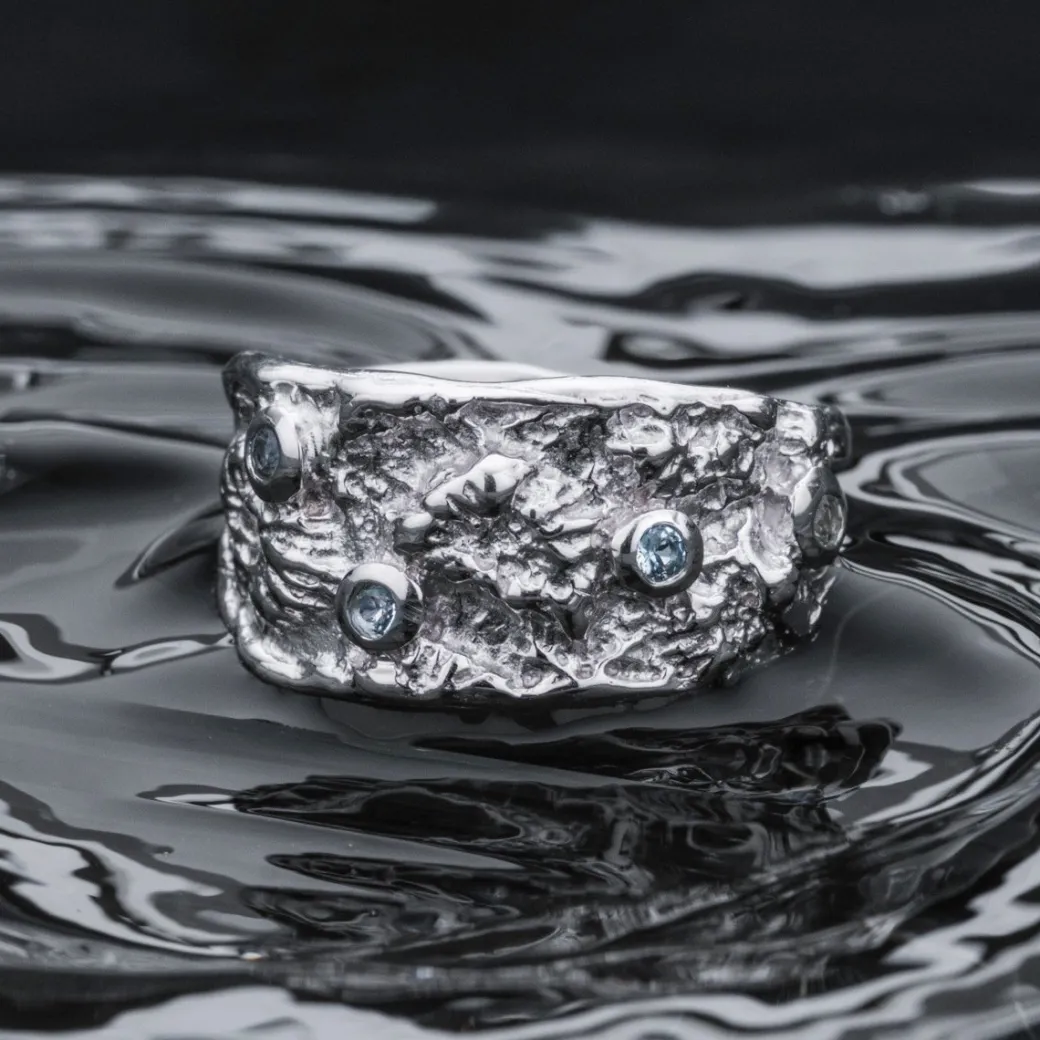 Holzkern Silverstream Ring|DAMES Ringen|Sieraden