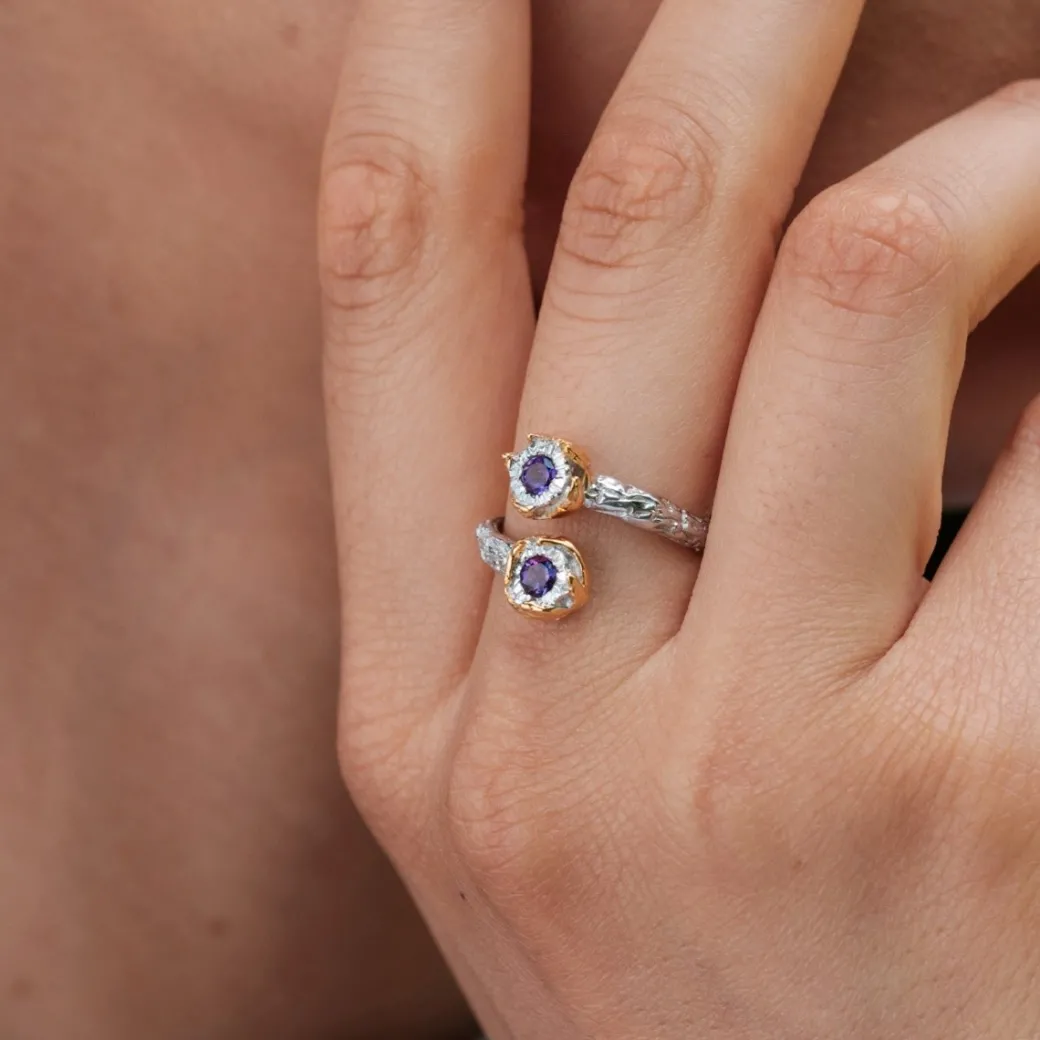 Holzkern Silverstream Ring|DAMES Ringen|Sieraden